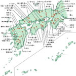 西日本の「日本紅葉の名所100選」
