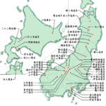 全国の有名温泉一覧地図（北・東日本）