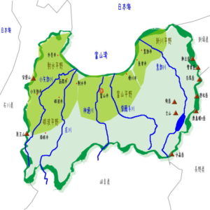 富山県の地理・地形・地図