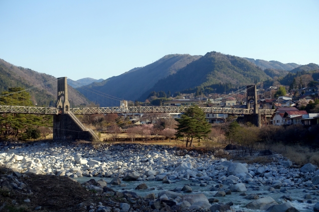 桃介橋(長野県南木曽町)