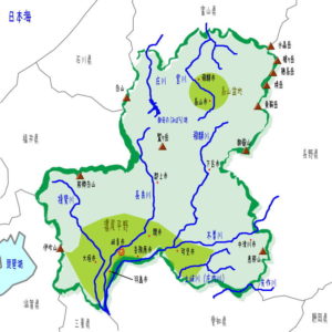 岐阜県の地理・地形・地図