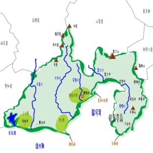 静岡県の地理・地形・地図
