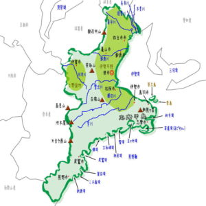 三重県の地理・地形・地図