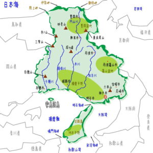 兵庫県の地理・地形・地図