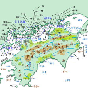 四国・瀬戸内海の地理・地形・地図