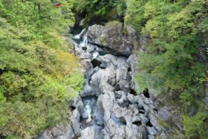 八釜甌穴群(久万高原町)