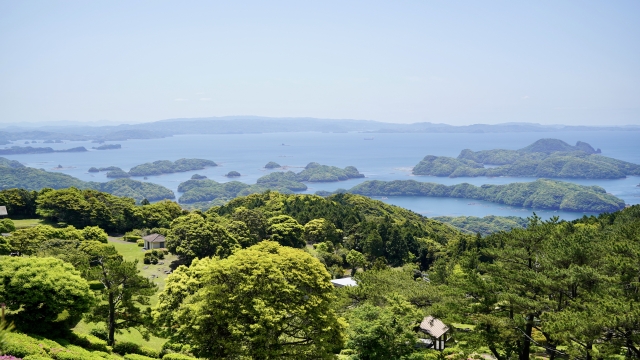 北九十九島(冷水岳より)