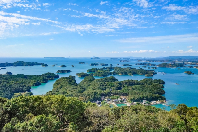 南九十九島(展海峰より)