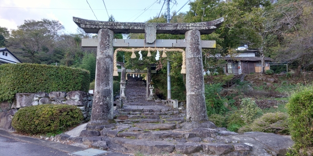 稲佐神社の石段(白石町)