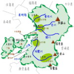 熊本県の河川、山、平野や盆地の名前