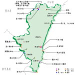 宮崎県の絶景地図