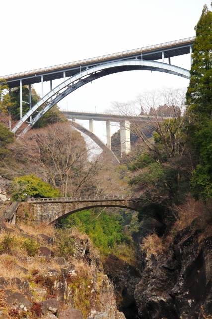 高千穂の三段橋((高千穂町)